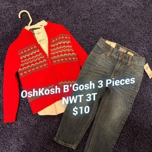 OshKosh Toddler Boy 3T NWT